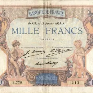 1000 Francs Cérès et Mercure