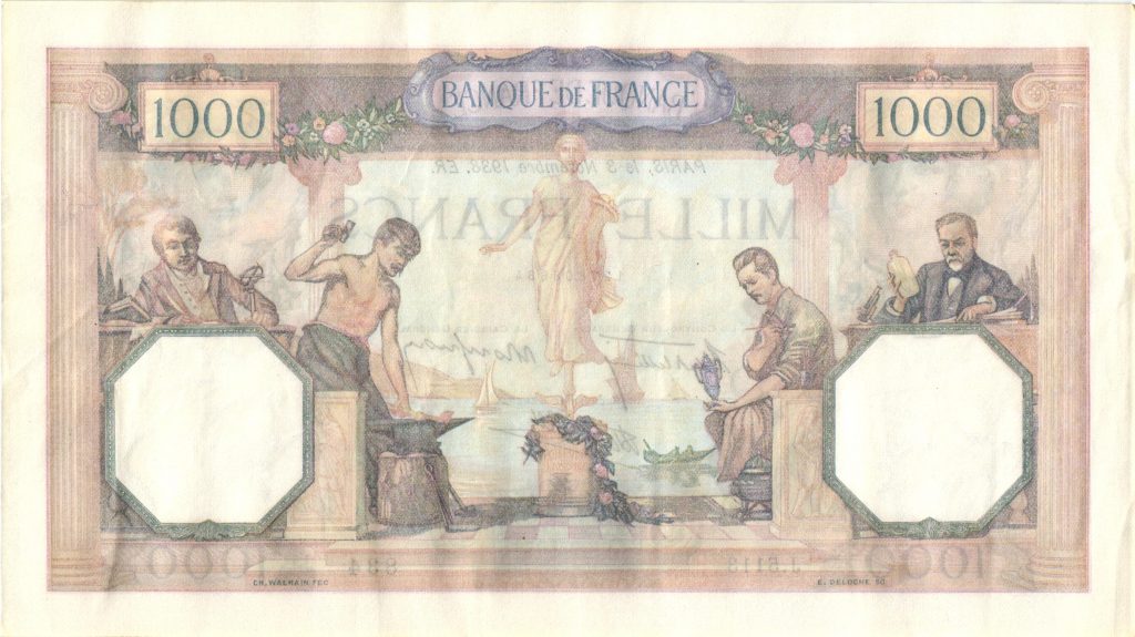 1000 Francs Cérès et Mercure Modifié