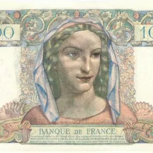 Verso 1000 Francs Minerve et Hercule