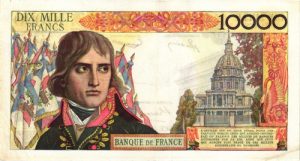 Verso 10000 Francs Bonaparte