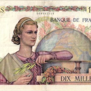 10000 Francs Génie Français
