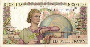 10000 Francs Génie Français