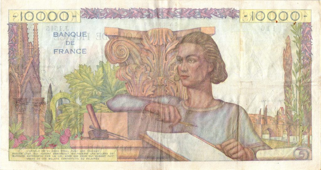 10000 Francs Génie Français