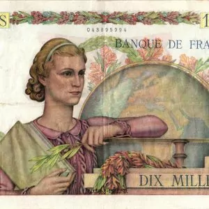 10000 Francs Génie Français