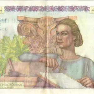 Verso 10000 Francs Génie Français