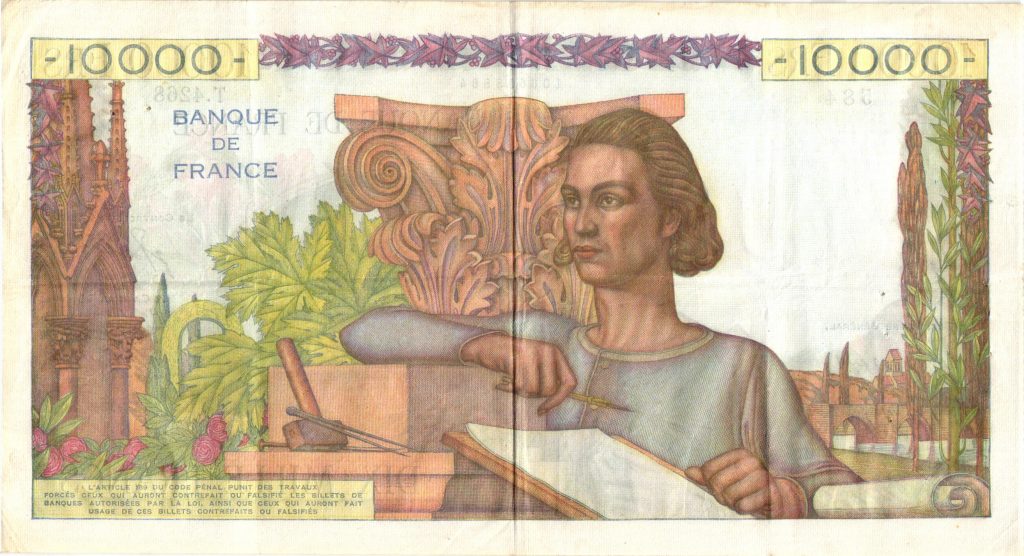 10000 Francs Génie Français