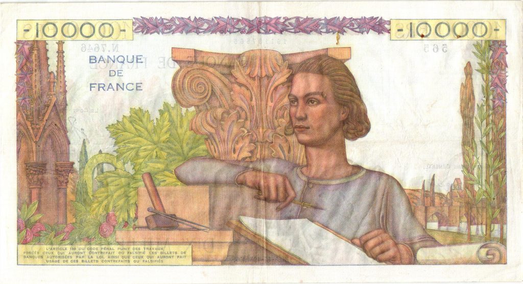 10000 Francs Génie Français