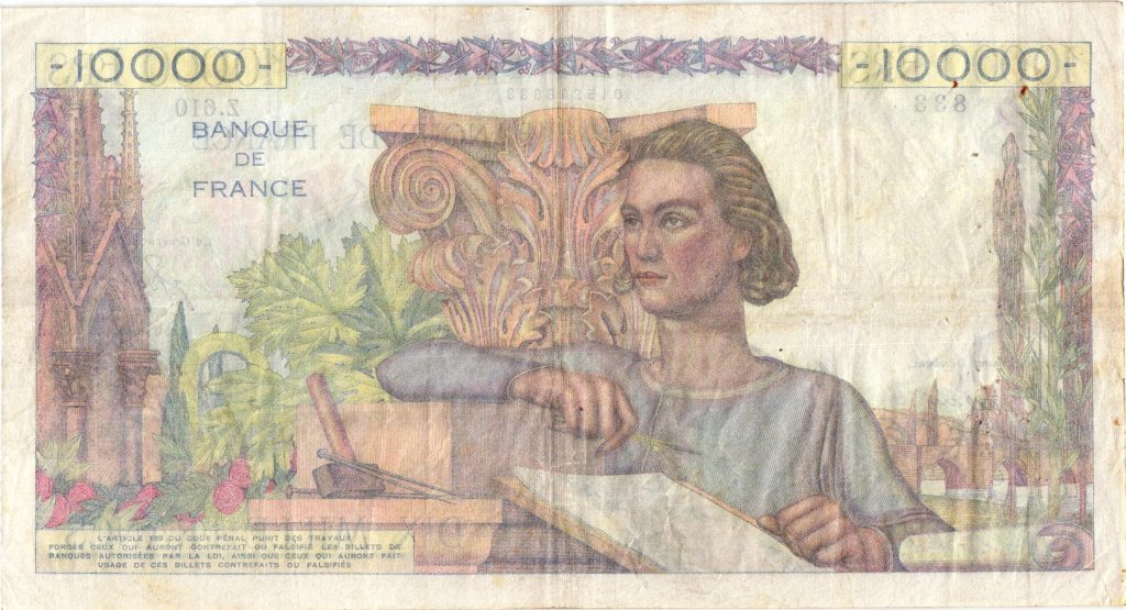 10000 Francs Génie Français