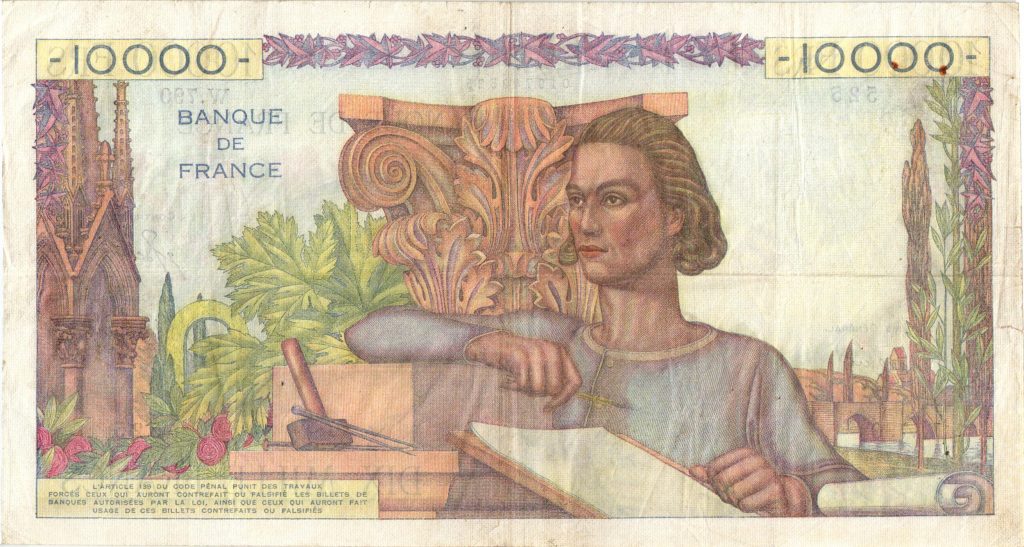 10000 Francs Génie Français