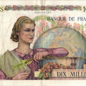 10000 Francs Génie Français