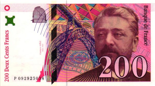 200 Francs Eiffel Type 1995
