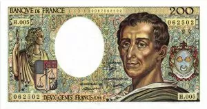 200 Francs Montesquieu