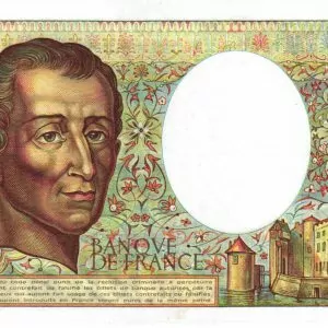 Verso 200 Francs Montesquieu