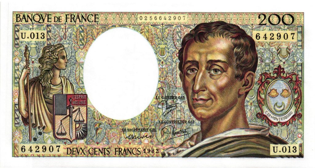 200 Francs Montesquieu