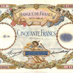 50 Francs Luc Olivier Merson Modifié