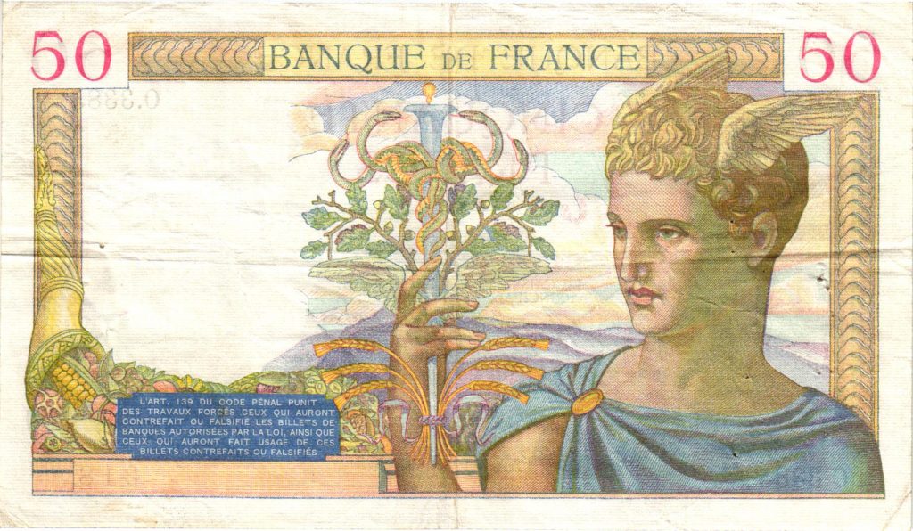 50 Francs Cérès