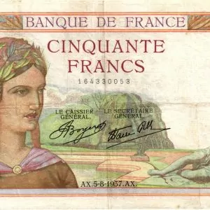 50 Francs Cérès modifié