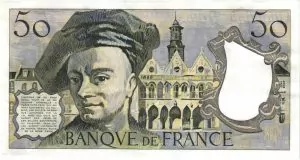 Verso 50 Francs Quentin de La Tour