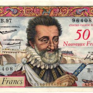 50 NF sur 5000 Francs Henri IV