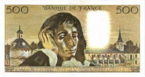 Verso 500 Francs Pascal