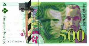 500 Francs Pierre et Marie Curie