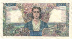 Verso 5000 Francs Empire Français