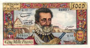 5000 Francs Henri IV