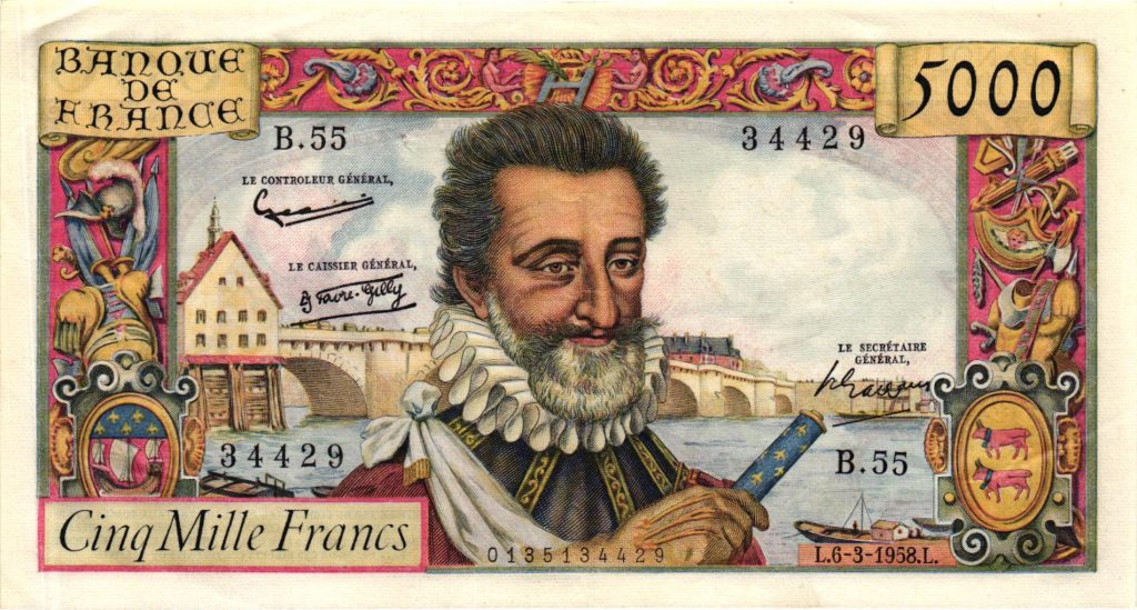 5000 Francs Henri IV