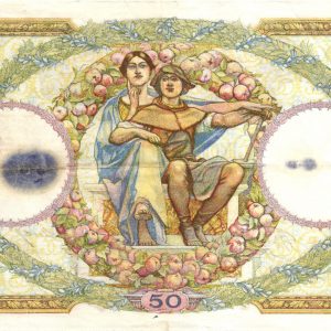Billet de 50 Francs Luc Olivier Merson Modifié