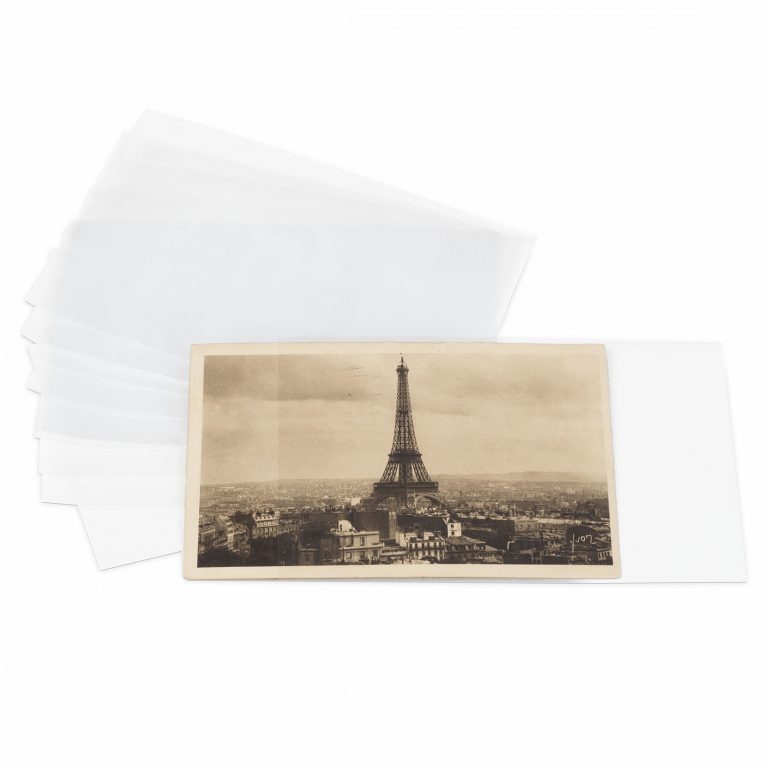 Pochettes De Protection Transparentes Pour Cartes Postales Anciennes 145x95 Mm - Lot De Qualité Premium