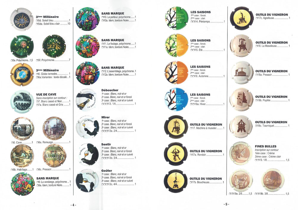 13ème Répertoire des plaques de muselets des vins mousseux, crémants et pétillants français 13ème Répertoire des plaques de muselets des vins mousseux, crémants et pétillants français