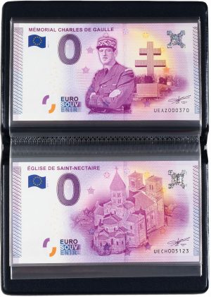 Album de poche billets euro souvenir