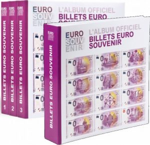 Album pour billets euro souvenir