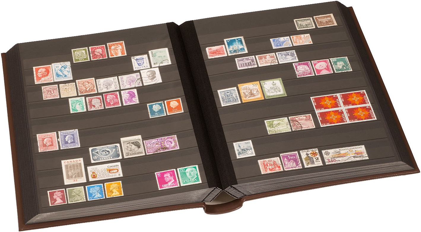 Album De Timbres - 10 Feuilles (20 Pages) - Format 18x14 Cm - Pour Collectionneurs Débutants Et Confirmés