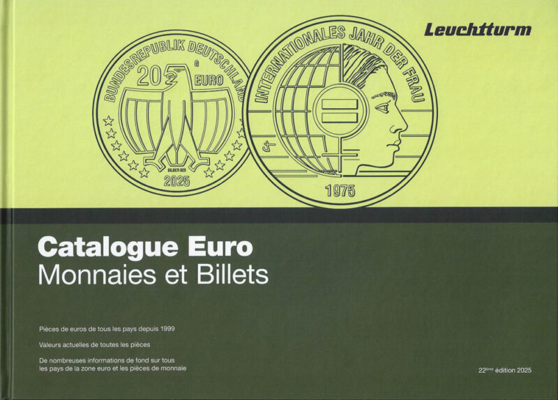 Catalogue Euro monnaies et Billets 2025 LEUCHTTURM 22ème édition