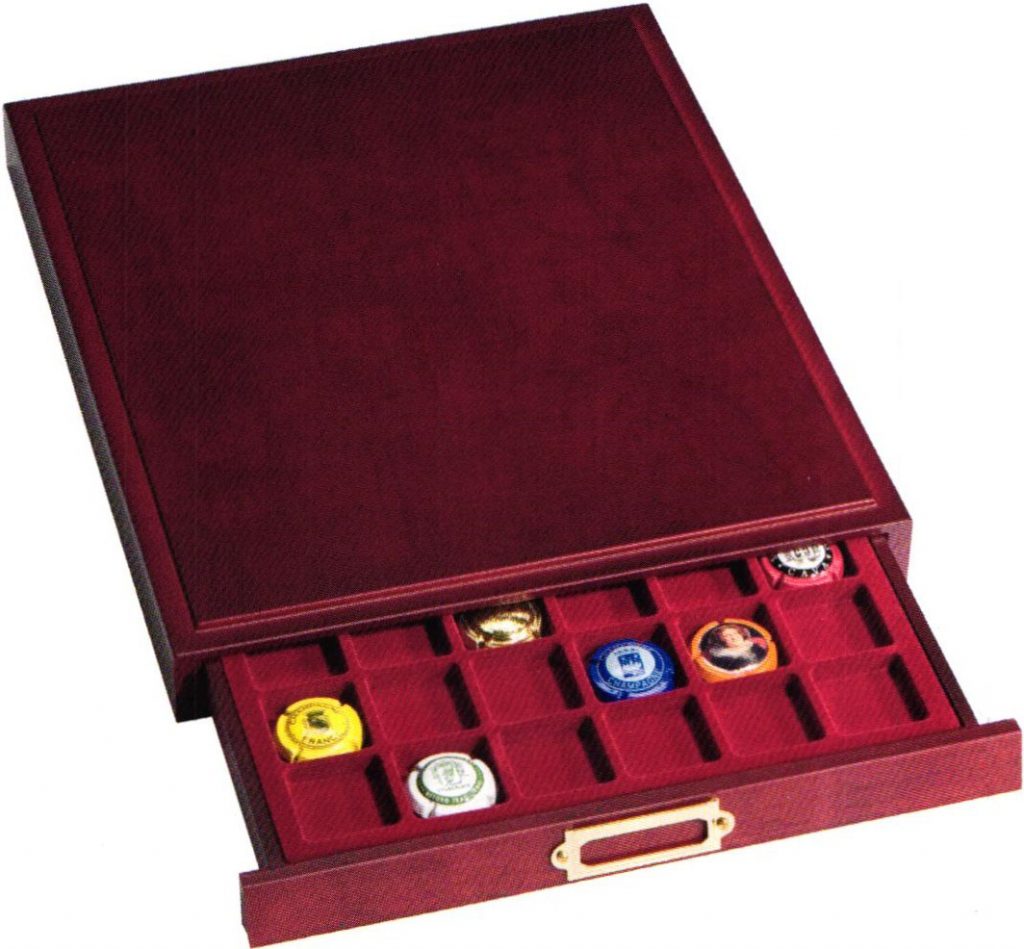 Coffret pour plaque de champagne