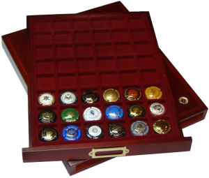 Coffret pour plaques de muselets de champagne