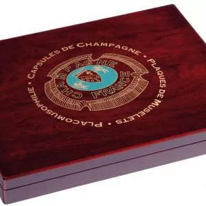 Coffret pour ranger capsules de champagne