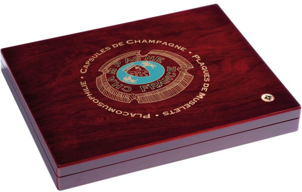Coffret pour ranger capsules de champagne