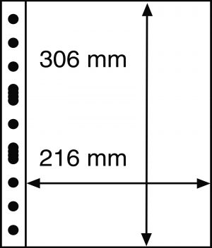 Feuilles billets grand format 1 case