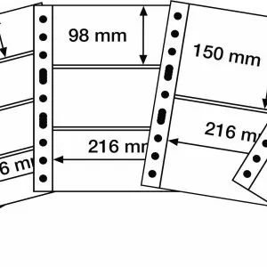 Feuilles billets grand format