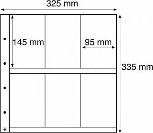 Set: Album cartes postales SRS avec 20 feuilles de classement et