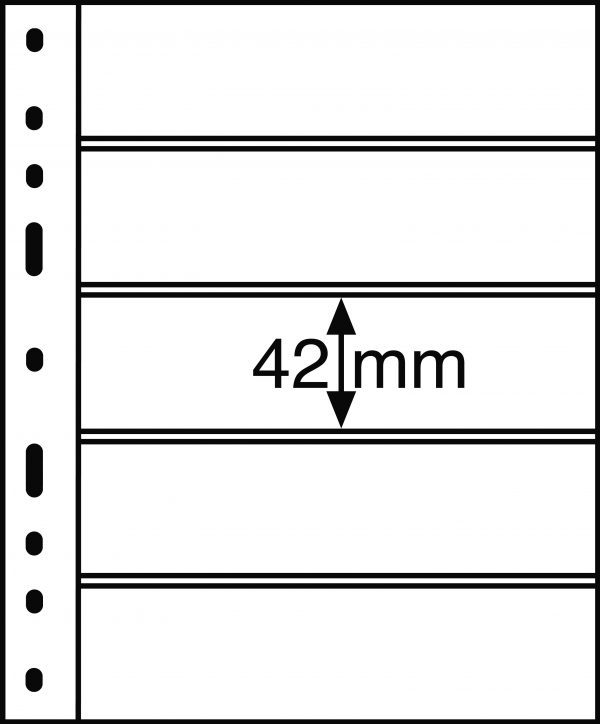 Feuilles timbres 5 bandes