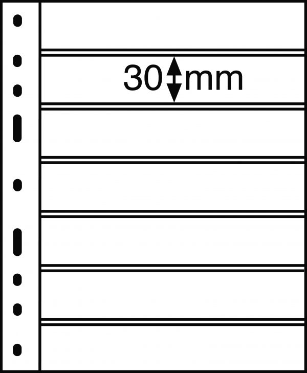 Feuilles timbres 7 bandes