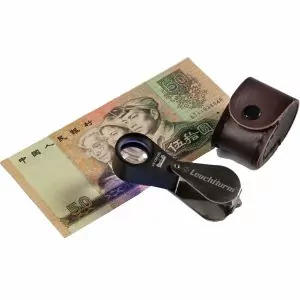 Loupe numismatique avec led et uv