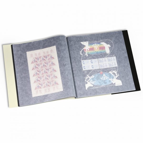 album de timbres pour feuilles entières