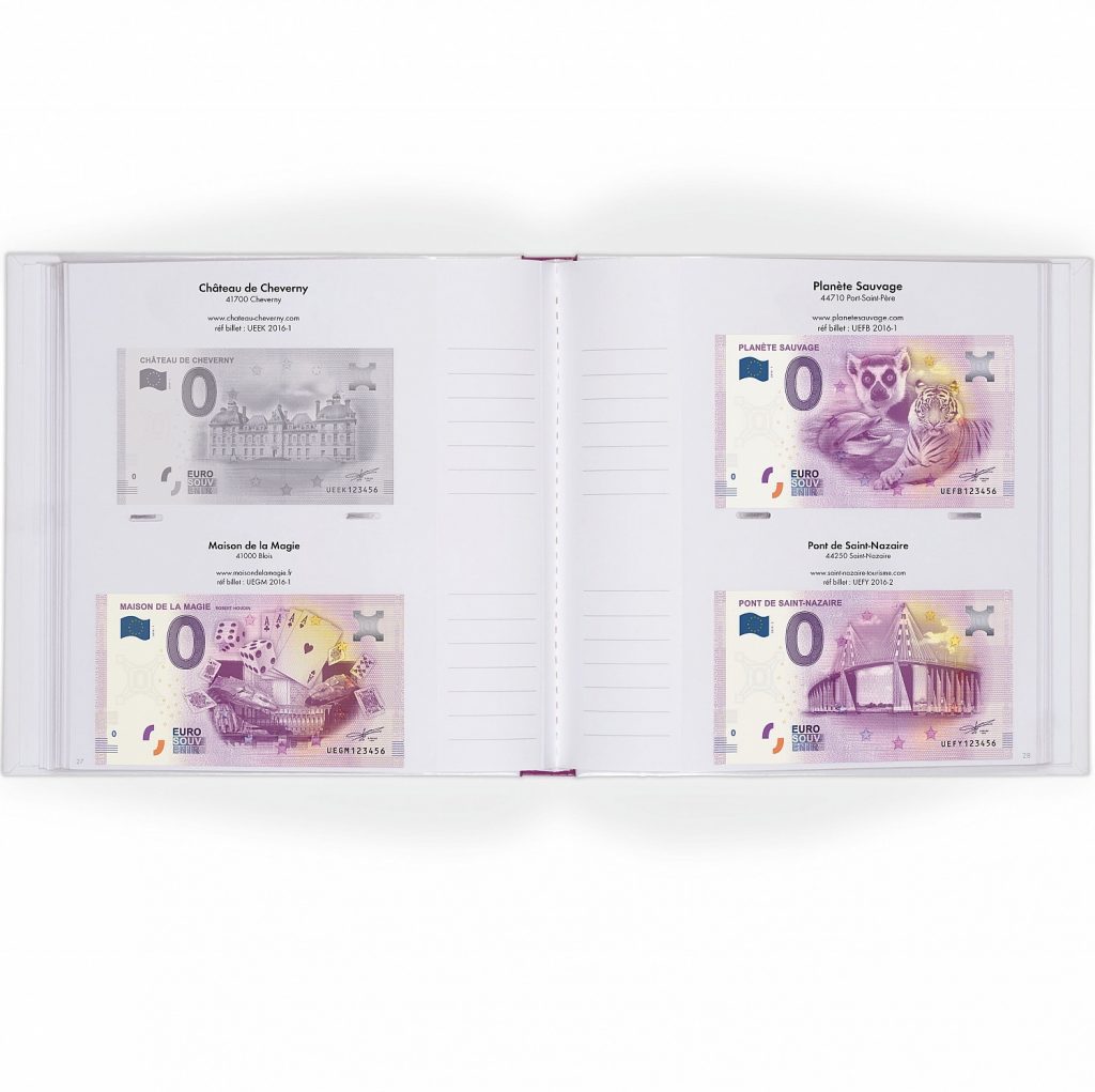 Album imprimé pour billets euro souvenir tome 2