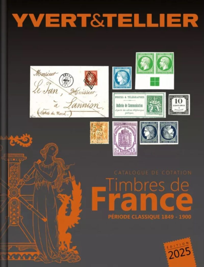 Catalogue Yvert timbres de france 2025