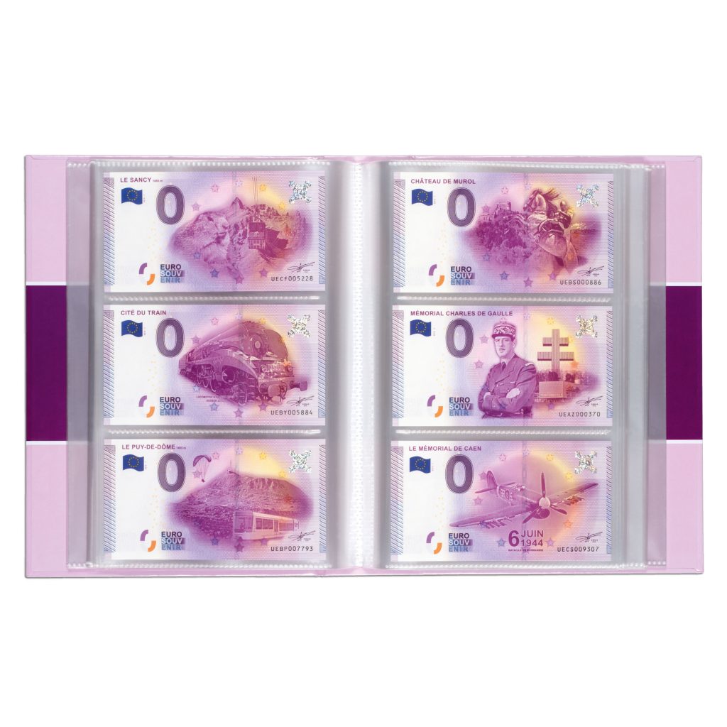 classeur billets euro souvenir