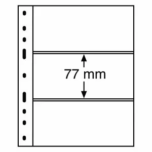 Feuilles billet 3 cases